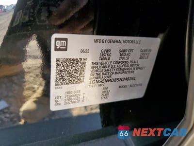 Zdjęcie 13 z 16 samochodu: 2025 CHEVROLET TAHOE C1500 LT VIN:1GNS5NRD8SR348261 - miniatura