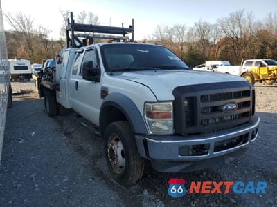 Czwarte zdjęcie samochodu z boku: 2008 FORD F450 SUPER DUTY VIN:1FDXX46R88EE51498 - miniatura