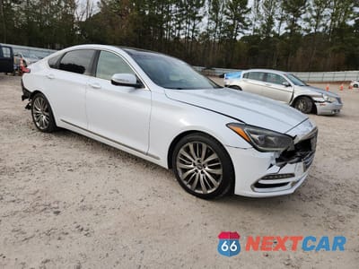 Czwarte zdjęcie samochodu z boku: 2018 GENESIS G80 VIN:KMHGN4JF8JU256922 - miniatura