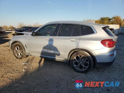 Drugie zdjęcie samochodu z przodu: 2021 BMW X3 XDRIVE30I VIN:5UXTY5C01M9E85315 - miniatura