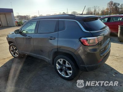 Drugie zdjęcie samochodu z przodu: 2019 JEEP COMPASS LIMITED VIN:3C4NJDCBXKT791621 - miniatura
