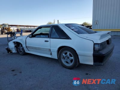 Drugie zdjęcie samochodu z przodu: 1990 FORD MUSTANG GT VIN:1FACP42E7LF124993 - miniatura