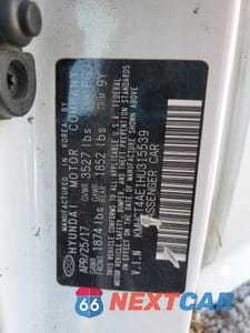 Zdjęcie 12 z 12 samochodu: 2017 HYUNDAI ACCENT SE VIN:KMHCT4AE1HU315539 - miniatura