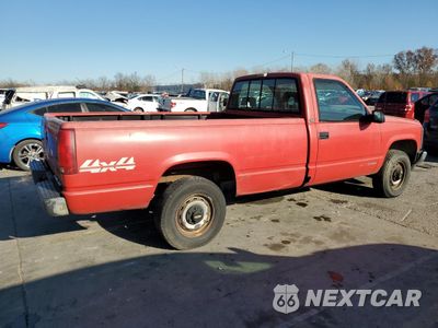 Trzecie zdjęcie samochodu z tyłu: 1993 CHEVROLET GMT-400 K1500 VIN:1GCEK14Z4PZ124499 - miniatura
