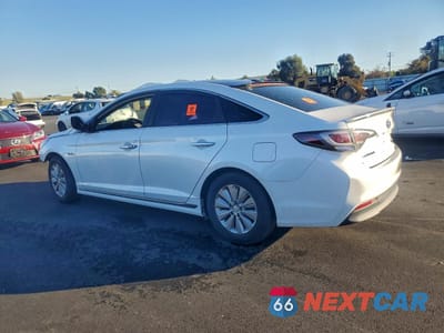 Drugie zdjęcie samochodu z przodu: 2017 HYUNDAI SONATA HYBRID VIN:KMHE24L17HA058099 - miniatura