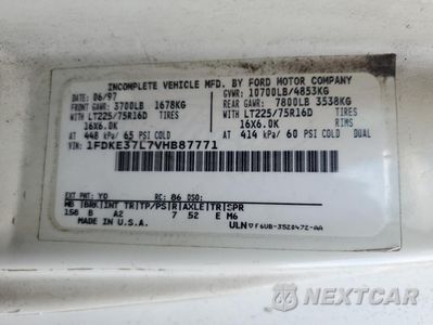 Zdjęcie 13 z 13 samochodu: 1997 FORD E350 BOX TRUCK VIN:1FDKE37L7VHB87771 - miniatura