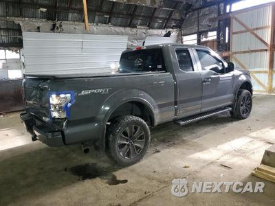 Trzecie zdjęcie samochodu z tyłu: 2018 FORD F150 SUPER CAB VIN:1FTFX1EG6JFC08058 - miniatura