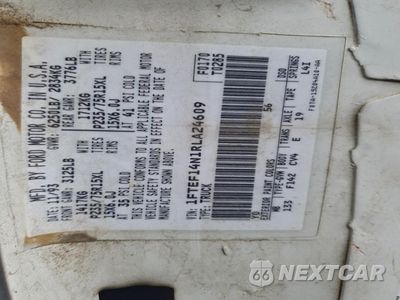Zdjęcie 13 z 14 samochodu: 1994 FORD F150 VIN:1FTEF14N1RLA24609 - miniatura