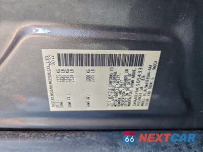 Zdjęcie 12 z 15 samochodu: 2022 NISSAN MAXIMA SR VIN:1N4AA6EV6NC505433 - miniatura