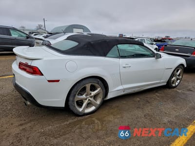 Trzecie zdjęcie samochodu z tyłu: 2015 CHEVROLET CAMARO LT VIN:2G1FF3D32F9273995 - miniatura