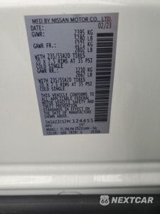 Zdjęcie 13 z 13 samochodu: 2023 NISSAN MURANO SL VIN:5N1AZ2CS2PC124455 - miniatura