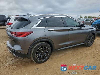 Trzecie zdjęcie samochodu z tyłu: 2022 INFINITI QX50 LUXE VIN:3PCAJ5BA7NF108113 - miniatura