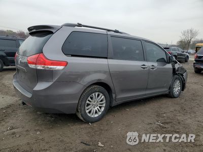 Trzecie zdjęcie samochodu z tyłu: 2011 TOYOTA SIENNA XLE VIN:5TDYK3DC4BS128292 - miniatura