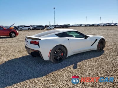 Trzecie zdjęcie samochodu z tyłu: 2017 CHEVROLET CORVETTE STINGRAY Z51 2LT VIN:1G1YK2D72H5117523 - miniatura