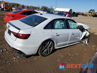 Trzecie zdjęcie samochodu z tyłu: 2022 AUDI S4 PRESTIGE VIN:WAUC4AF45NA047122 - miniatura