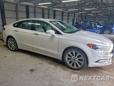 Czwarte zdjęcie samochodu z boku: 2017 FORD FUSION TITANIUM VIN:3FA6P0K97HR220190 - miniatura