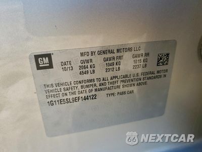 Zdjęcie 12 z 12 samochodu: 2014 CHEVROLET MALIBU 2LT VIN:1G11E5SL9EF144122 - miniatura