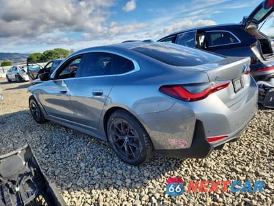 Drugie zdjęcie samochodu z przodu: 2024 BMW I4 EDRIVE 40 VIN:WBY73AW00RFT17448 - miniatura