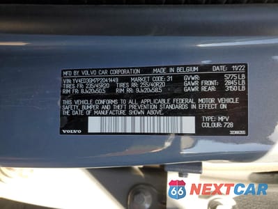 Zdjęcie 13 z 14 samochodu: 2023 VOLVO C40 RECHARGE ULTIMATE VIN:YV4ED3GM7P2041449 - miniatura