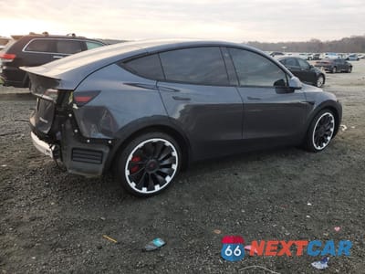 Trzecie zdjęcie samochodu z tyłu: 2022 TESLA MODEL Y VIN:7SAYGDEF5NF373856 - miniatura