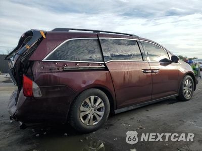 Trzecie zdjęcie samochodu z tyłu: 2015 HONDA ODYSSEY EXL VIN:5FNRL5H60FB020506 - miniatura