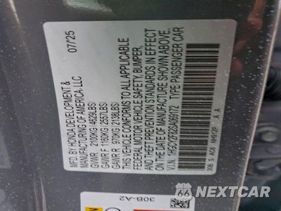 Zdjęcie 12 z 13 samochodu: 2025 HONDA ACCORD TOURING HYBRID VIN:1HGCY2F82SA069172 - miniatura