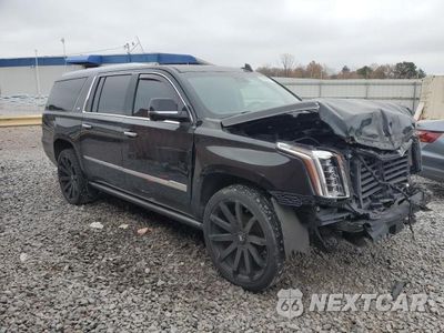 Czwarte zdjęcie samochodu z boku: 2018 CADILLAC ESCALADE ESV PREMIUM LUXURY VIN:1GYS3JKJXJR256715 - miniatura