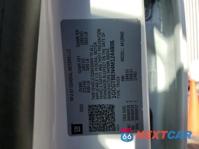 Zdjęcie 12 z 13 samochodu: 2021 CHEVROLET COLORADO VIN:1GCGTBEN4M1244806 - miniatura