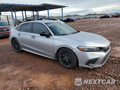 Czwarte zdjęcie samochodu z boku: 2022 HONDA CIVIC SPORT VIN:2HGFE2F53NH539131 - miniatura