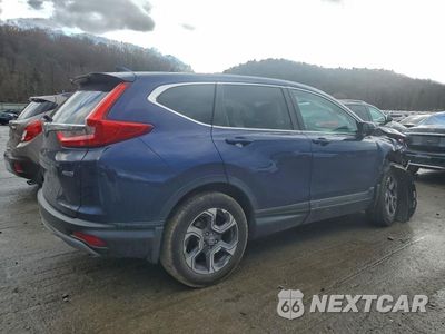 Trzecie zdjęcie samochodu z tyłu: 2018 HONDA CR-V EX VIN:7FARW2H55JE015120 - miniatura