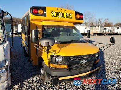 2014 CHEVROLET EXPRESS SCHOOL BUS 1GB3G2BG6E1185370 - główne zdjęcie licytacji z USA - miniatura