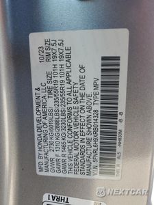 Zdjęcie 13 z 16 samochodu: 2024 HONDA ODYSSEY ELITE VIN:5FNRL6H9XRB014328 - miniatura
