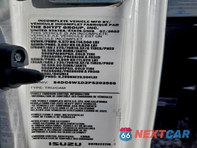 Zdjęcie 13 z 13 samochodu: 2023 ISUZU NPR HD VIN:54DC4W1D2PS203956 - miniatura