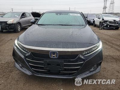 Piąte zdjęcie samochodu w środku: 2022 HONDA ACCORD HYBRID SPORT VIN:1HGCV3F26NA038389 - miniatura