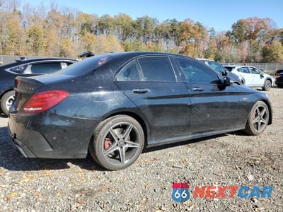 Trzecie zdjęcie samochodu z tyłu: 2018 MERCEDES-BENZ C 43 4MATIC AMG VIN:55SWF6EB2JU259046 - miniatura