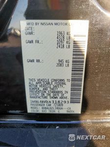 Zdjęcie 12 z 12 samochodu: 2020 NISSAN ALTIMA S VIN:1N4BL4BV0LN318293 - miniatura