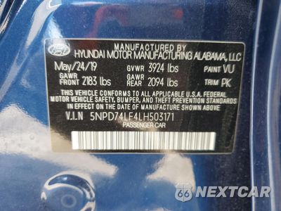 Zdjęcie 12 z 12 samochodu: 2020 HYUNDAI ELANTRA SE VIN:5NPD74LF4LH503171 - miniatura