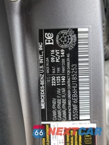 Zdjęcie 12 z 13 samochodu: 2017 MERCEDES-BENZ C 43 4MATIC AMG VIN:55SWF6EB6HU185253 - miniatura