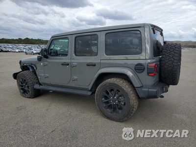 Drugie zdjęcie samochodu z przodu: 2021 JEEP WRANGLER UNLIMITED SAHARA 4XE VIN:1C4JJXP67MW802469 - miniatura