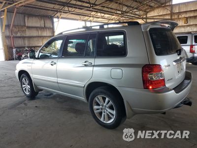 Drugie zdjęcie samochodu z przodu: 2006 TOYOTA HIGHLANDER HYBRID VIN:JTEEW21A760007328 - miniatura