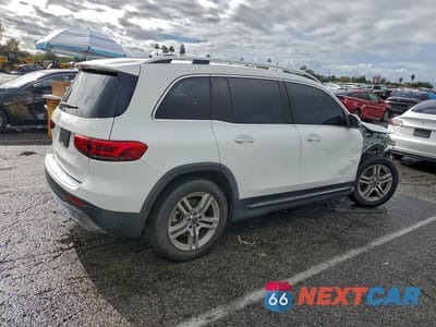 Trzecie zdjęcie samochodu z tyłu: 2020 MERCEDES-BENZ GLB 250 VIN:W1N4M4GB6LW019294 - miniatura