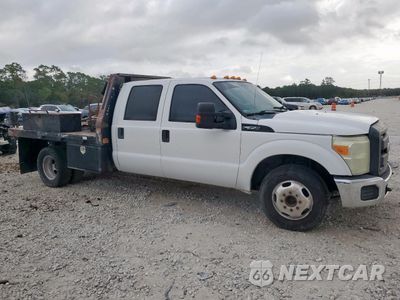 Czwarte zdjęcie samochodu z boku: 2011 FORD F350 FLATBED TRUCK VIN:1FD8W3G66BEA32580 - miniatura