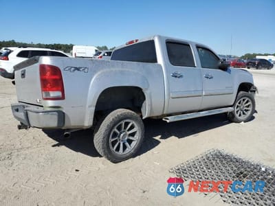 Trzecie zdjęcie samochodu z tyłu: 2013 GMC SIERRA K1500 SLE VIN:3GTP2VE71DG312292 - miniatura