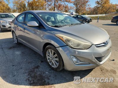 Czwarte zdjęcie samochodu z boku: 2014 HYUNDAI ELANTRA SE VIN:KMHDH4AE1EU128111 - miniatura