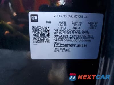 Zdjęcie 12 z 12 samochodu: 2023 CHEVROLET MALIBU RS VIN:1G1ZG5ST9PF154844 - miniatura