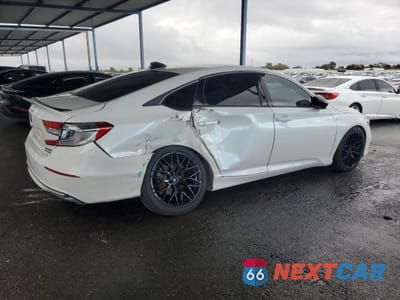 Trzecie zdjęcie samochodu z tyłu: 2022 HONDA ACCORD HYBRID SPORT VIN:1HGCV3F28NA041164 - miniatura