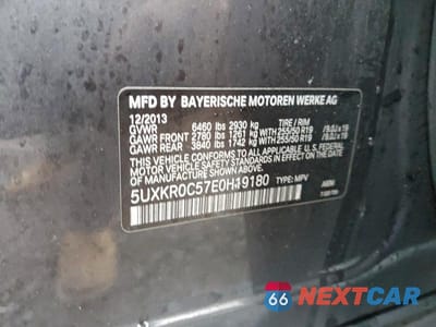 Zdjęcie 13 z 13 samochodu: 2014 BMW X5 XDRIVE35I VIN:5UXKR0C57E0H19180 - miniatura