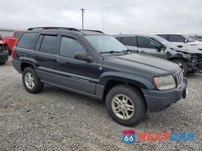 Czwarte zdjęcie samochodu z boku: 2004 JEEP GRAND CHEROKEE LAREDO VIN:1J4GW48N74C332200 - miniatura