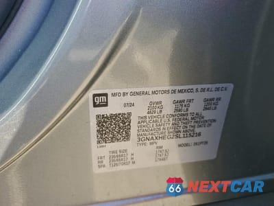 Zdjęcie 14 z 15 samochodu: 2025 CHEVROLET EQUINOX LT VIN:3GNAXHEG2SL115216 - miniatura