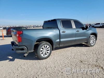 Trzecie zdjęcie samochodu z tyłu: 2021 CHEVROLET SILVERADO C1500 CUSTOM VIN:3GCPWBEK3MG129662 - miniatura